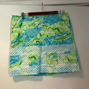 Lilly Pulitzer cotton skirt size 8
